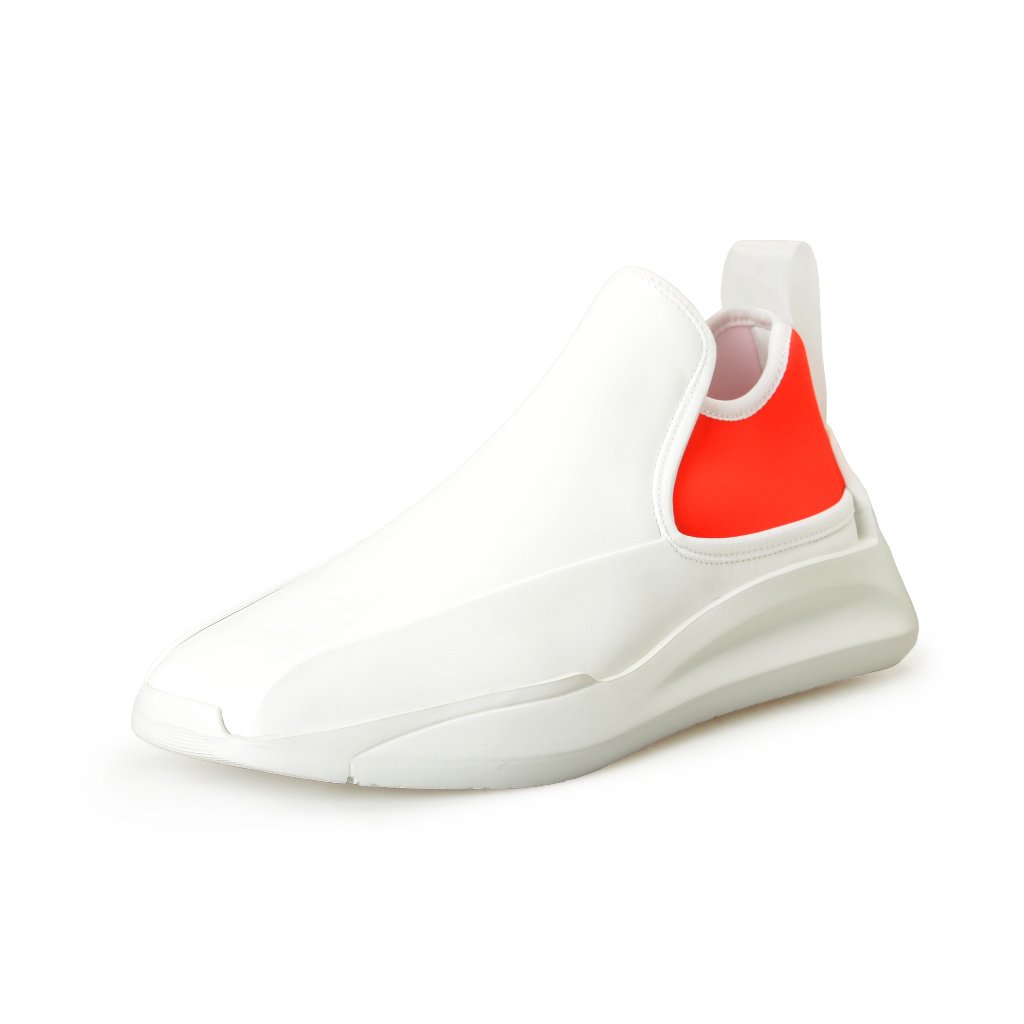 Scuderia Ferrari Fluid White Leather "Driver" Sneakers Shoes Us 8 It 38